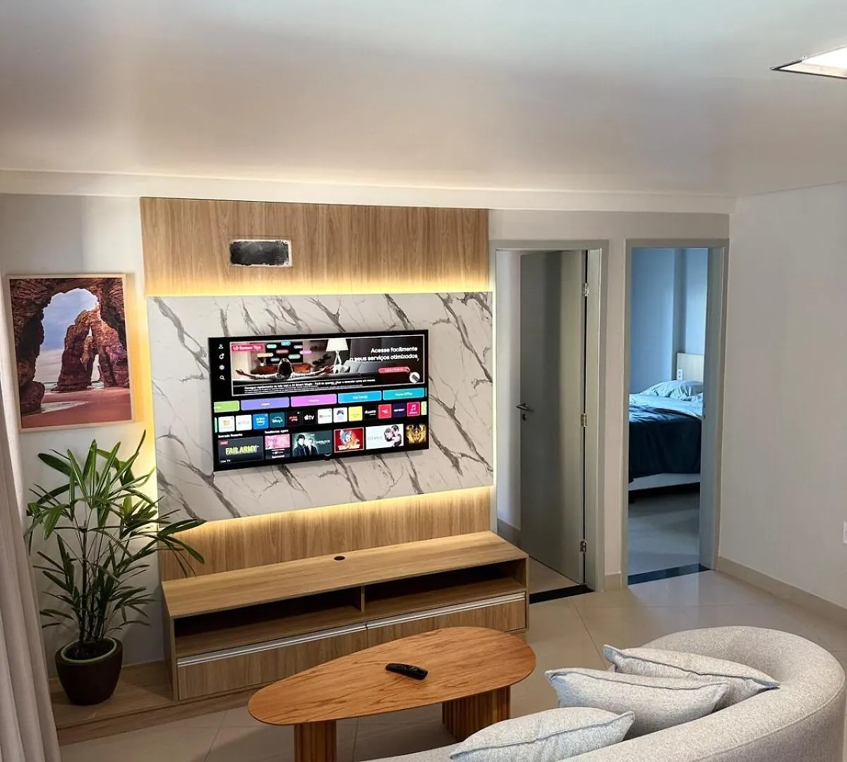 Apartamento Moderno 2 Suites, A 200M Da Beira Mar 福塔雷萨 公寓