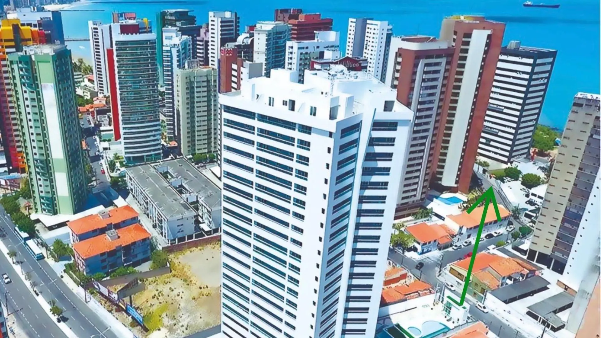 Apartamento Moderno 2 Suites, A 200M Da Beira Mar 福塔雷萨